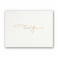 Golden Thank You All Occasion Card - Gold Lined Ecru Envelope